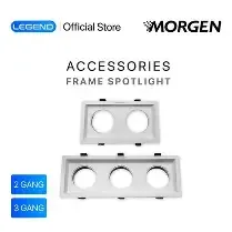 MGAFS3GANG : FRAME SPOTLLIGHT 3GANG PUTIH