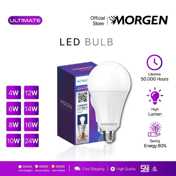 MG-LUB10A04 : BULB 4W 4000K ULTIMATE MORGEN