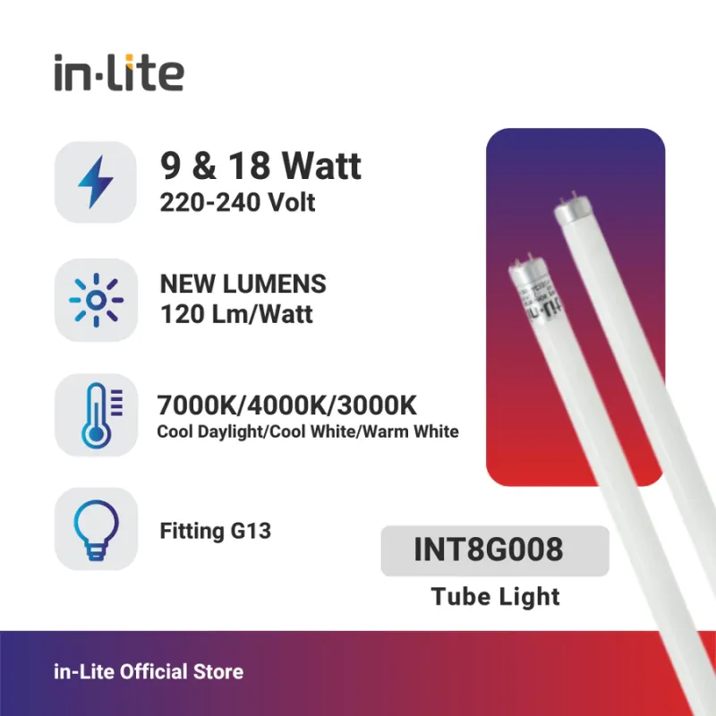 INT8G008 : TL 9W 18W 36W