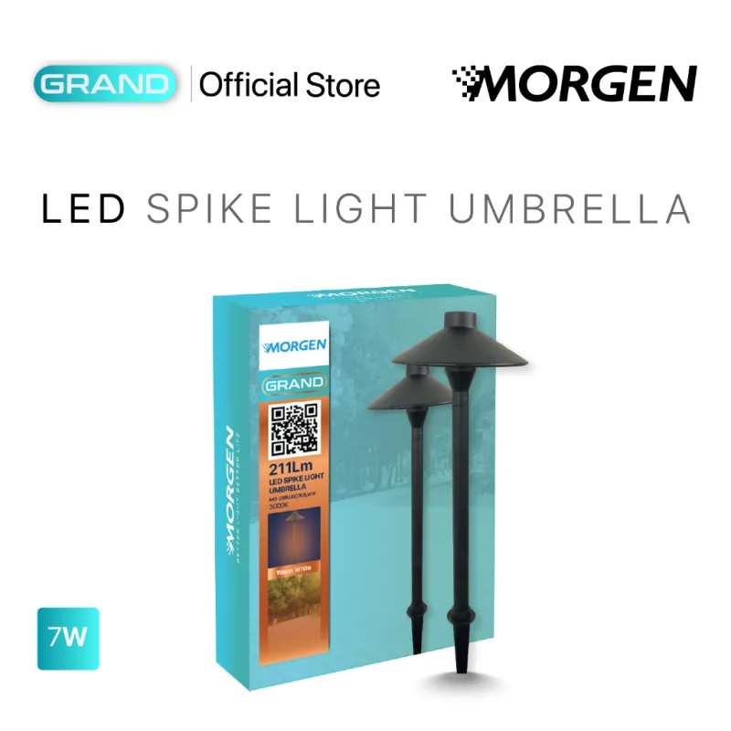 MGGSPLU007ABL30K : LED SPIKE LIGHT UMBRELLA 7W 3000K GRAND MORGEN