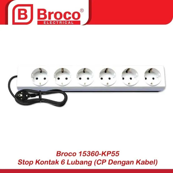 SK 6 Lubang ( Child Protection W/ Kabel 3 m )