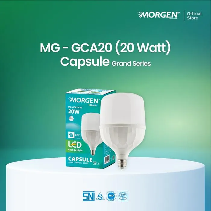 MG-GCA20 : CAPSULE 20W 6500K/3000K GRAND MORGEN