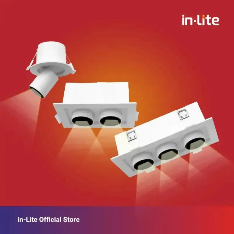 INDC402I-18W : IB 3 HEAD 18W TRICOLOR SPOT