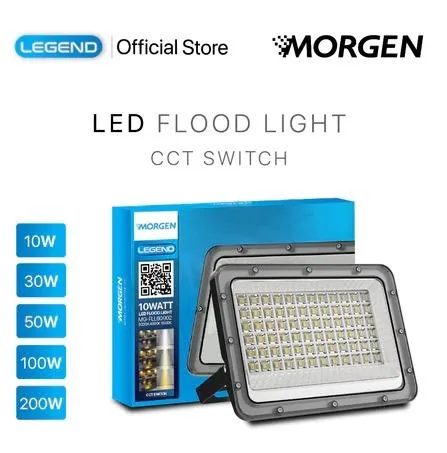 MG-FLL60902-100CCT : LED FLOODLIGHT 50W CCT LEGEND MORGEN
