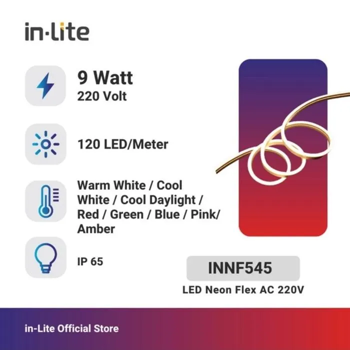 INNF545S : POWER CORD NEON FLEX