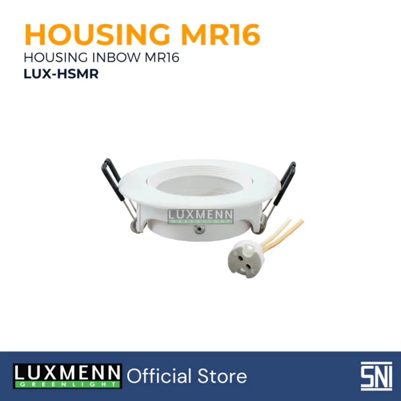 Luxmenn Kap Lampu LED Housing Halogen MR16 Seri HSMR16 Putih/Hitam Modern & Minimalis