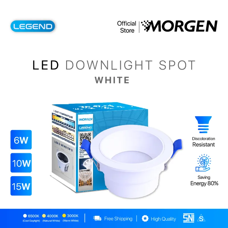 MGSPL60802-15WH : DL SPOT 15W PUTIH  LEGEND MORGEN