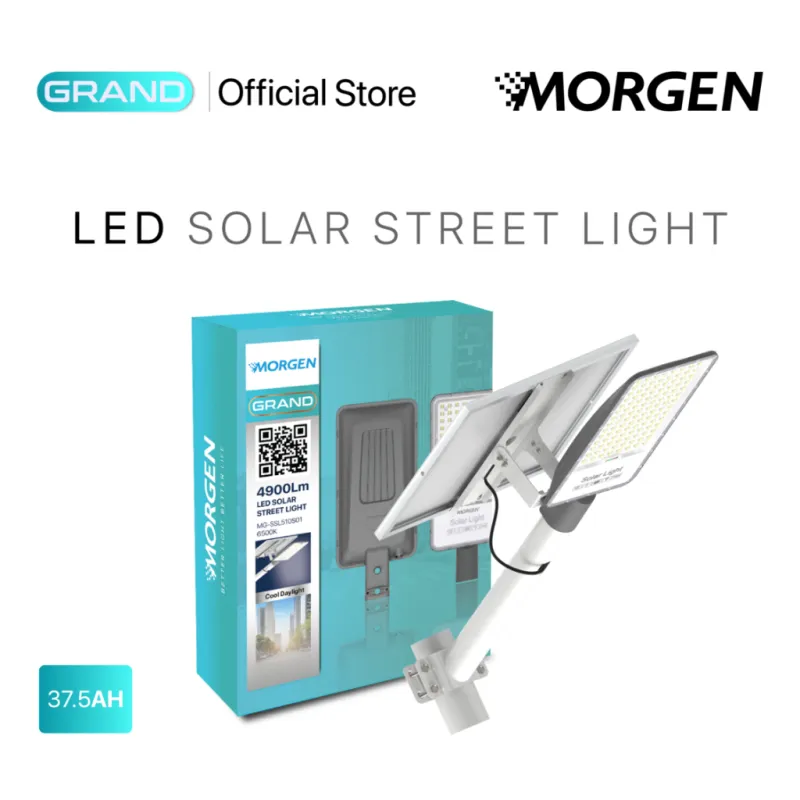 MG-SSL510S01-37AHK65 : LED STREETLIGHT SOLAR 4900Lm 6500K GRAND MORGEN