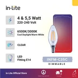 INFM-C35C FILAMENT C35C E14 CLEAR DIMABLE