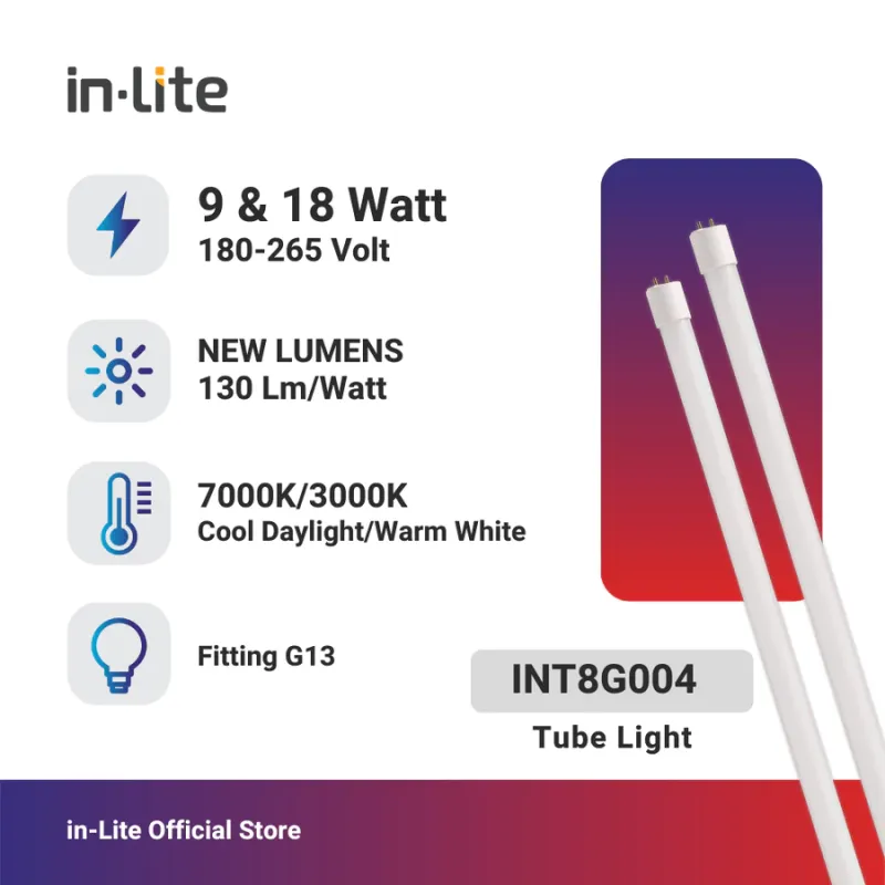 INT8G004 : TL 9W 18W 65K 30K