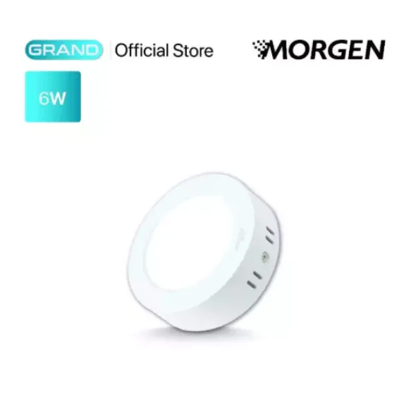MG-GDLOB006ARWH : DL LED BULAT OB 6W  BODY PUTIH GRAND MORGEN