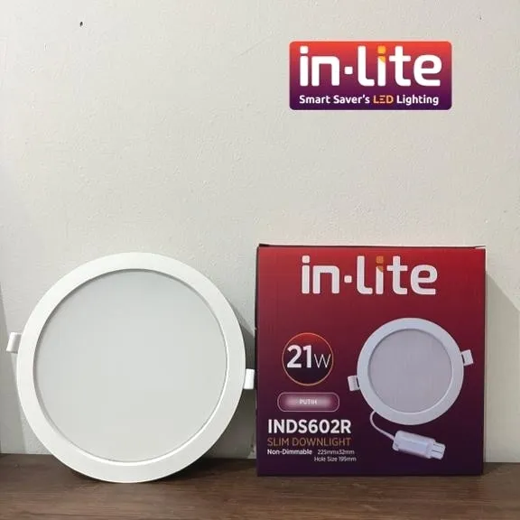 INDS602 Round IB LED DOWNLIGHT INDOOR 21W 30K 65K