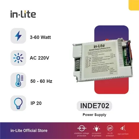INDE702 3-60W 220V EMERGENCY POWER SUPPLY