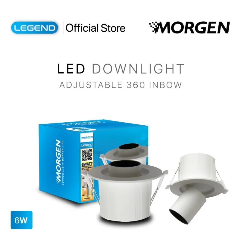 MGSPL60808-6IB3CCT : SPOTLIGHT 6W CCT INBOW MORGEN