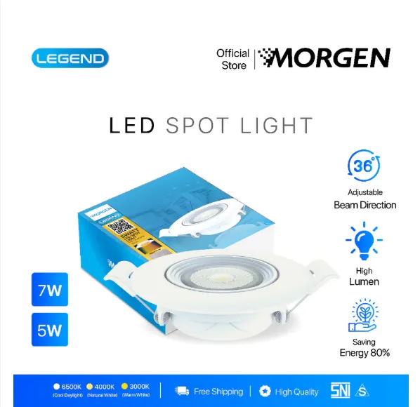 MGSPL60805-05 : NEW SPOTLIGHT 5W  LEGEND MORGEN