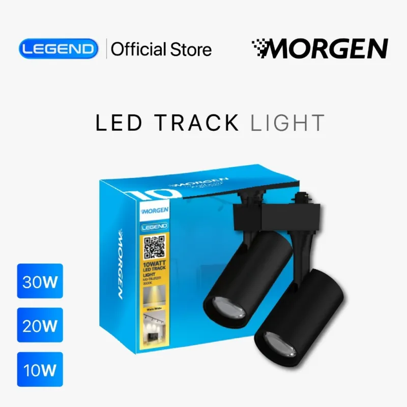 MGTRL31201-10BLK : LED TRACKLIGHT 10W BODY HITAM TREND LEGEND