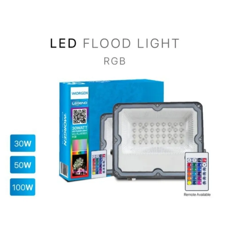 MG-FLL60905-030RGB : LED FLOODLIGHT 30W RGB LEGEND MORGEN