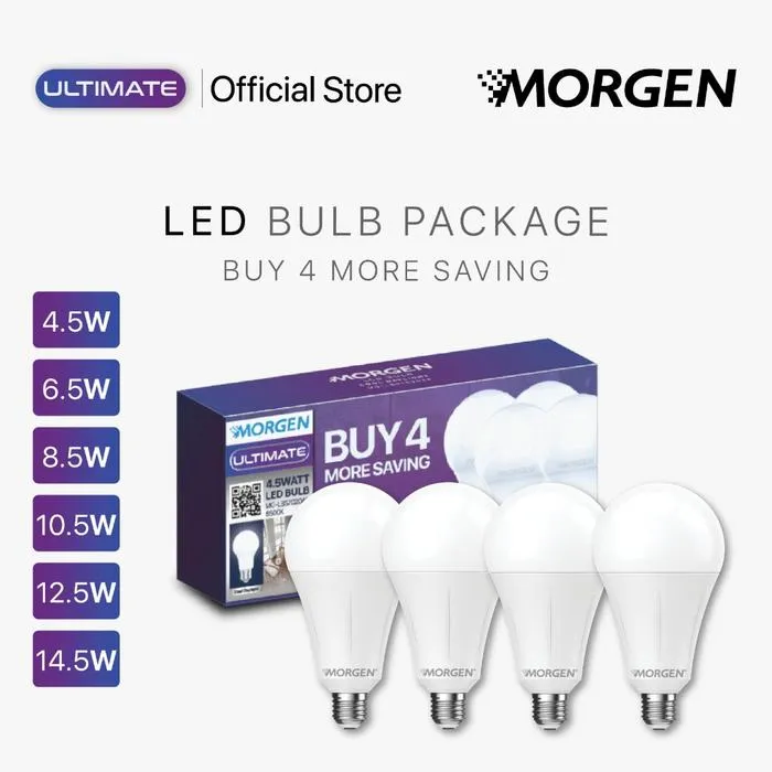 MGLBS70204P : BULB 3F1 4.5W-14,5W 6500K ULTIMATE MORGEN