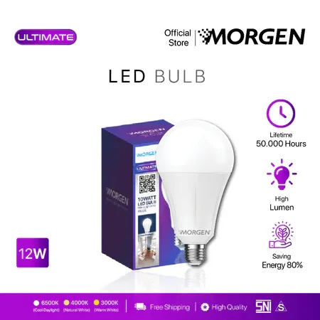 MG-LUB10A12 : BULB 12W 6500K ULTIMATE MORGEN
