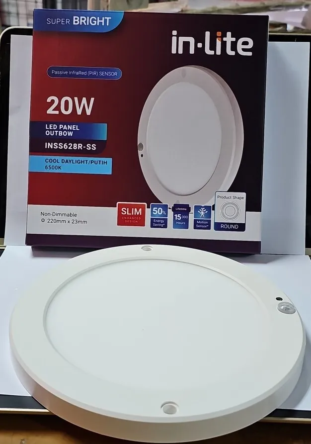 INNS628 Round SS IB 20W 65K
